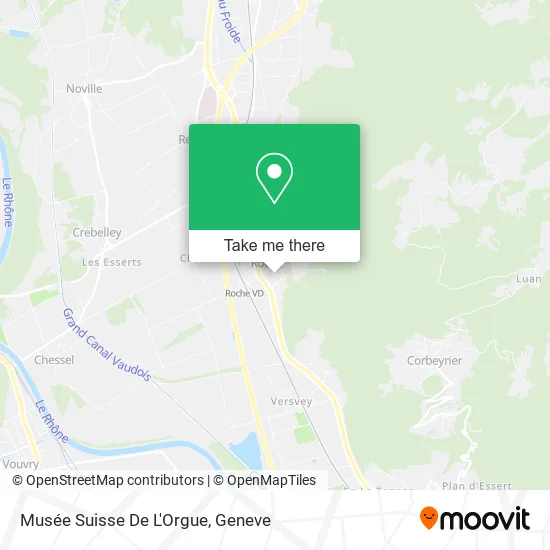 Musée Suisse De L'Orgue map