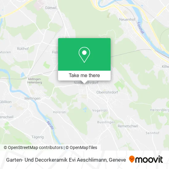 Garten- Und Decorkeramik Evi Aeschlimann map