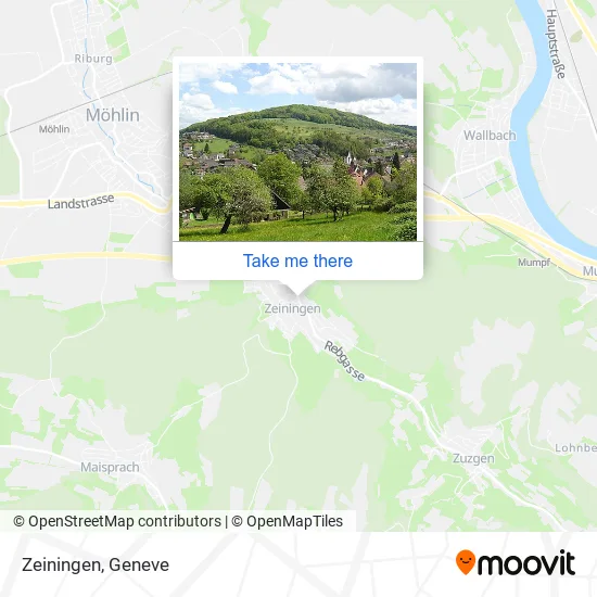 Zeiningen map