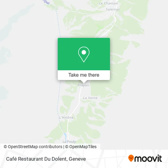 Café Restaurant Du Dolent map