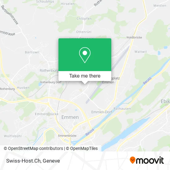 Swiss-Host.Ch map