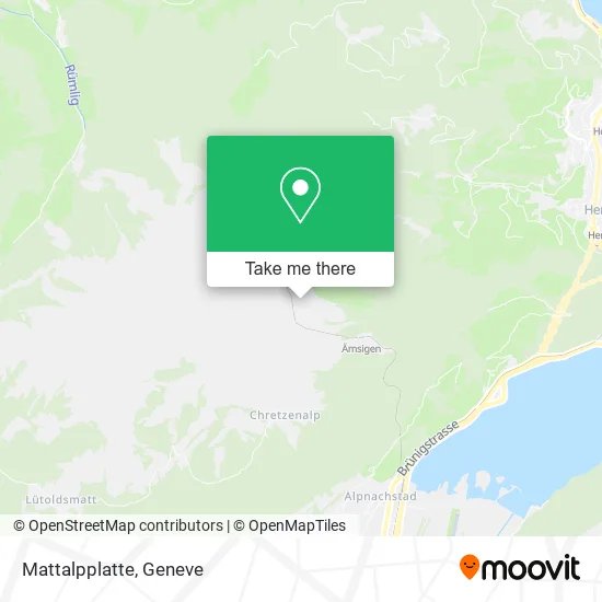 Mattalpplatte map