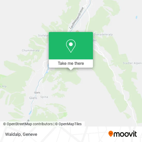 Waldalp map