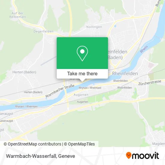 Warmbach-Wasserfall map
