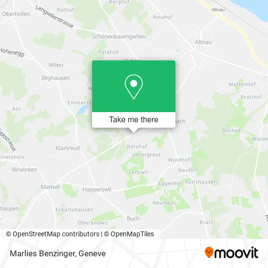 Marlies Benzinger map