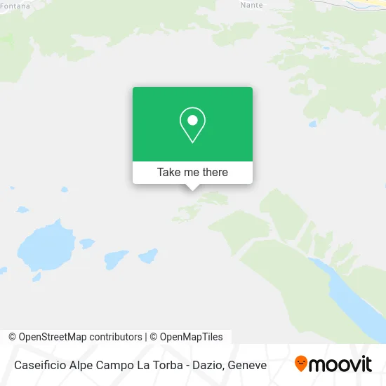 Caseificio Alpe Campo La Torba - Dazio map