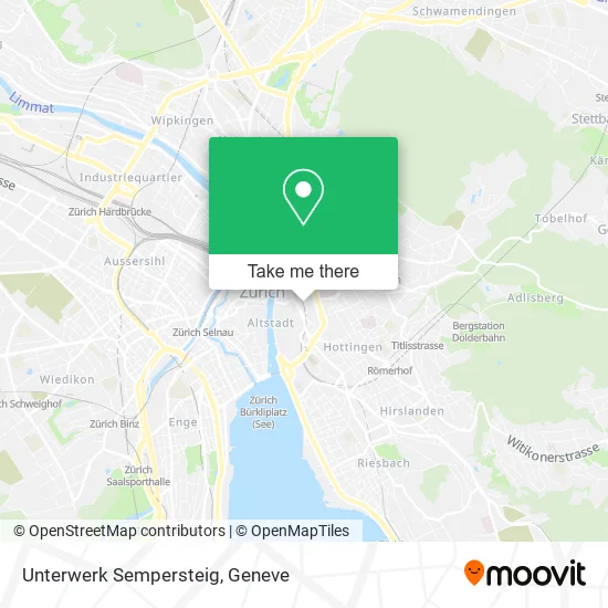 Unterwerk Sempersteig map