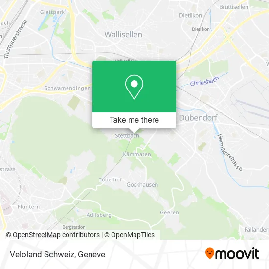 Veloland Schweiz map