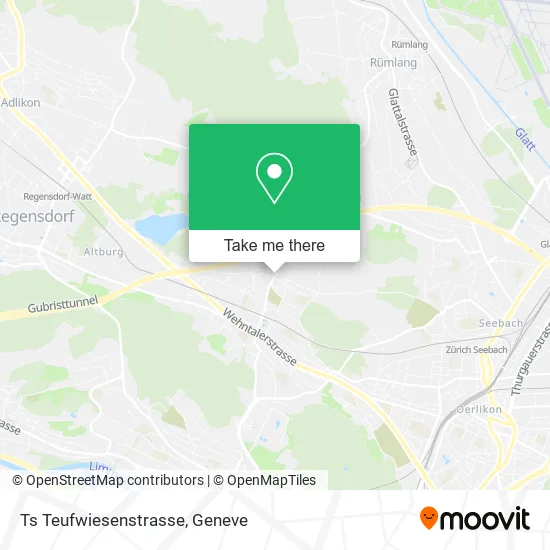 Ts Teufwiesenstrasse map