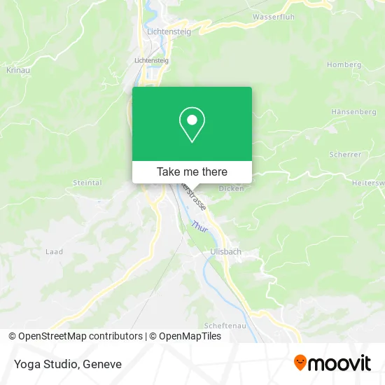 Yoga Studio map