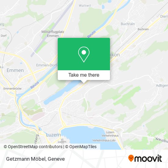 Getzmann Möbel map