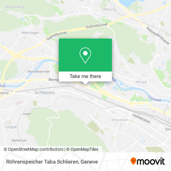 Röhrenspeicher Taba Schlieren map