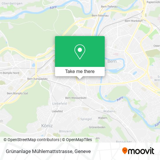 Grünanlage Mühlemattstrasse plan