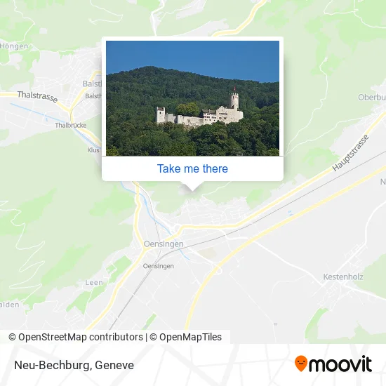 Neu-Bechburg map