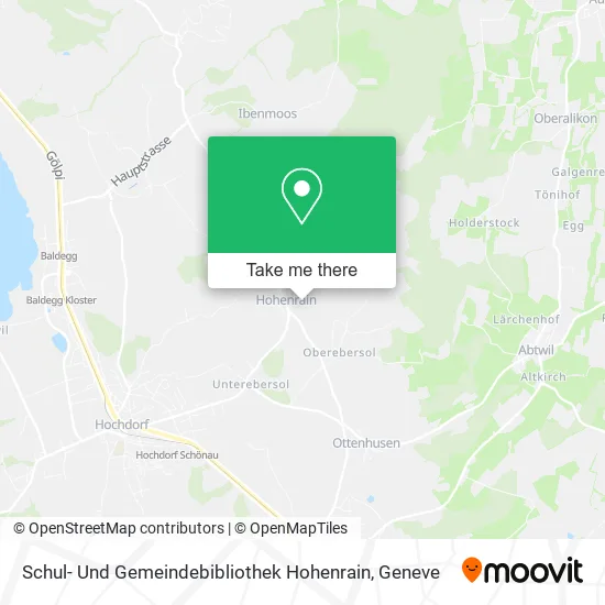 Schul- Und Gemeindebibliothek Hohenrain map