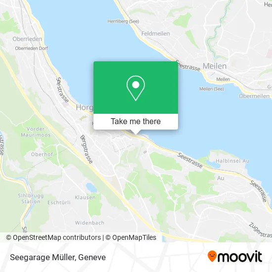 Seegarage Müller map