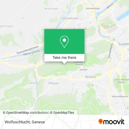 Wolfsschlucht map