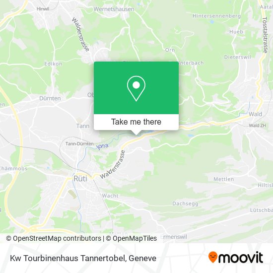 Kw Tourbinenhaus Tannertobel map