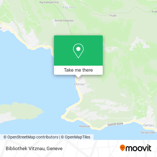 Bibliothek Vitznau map