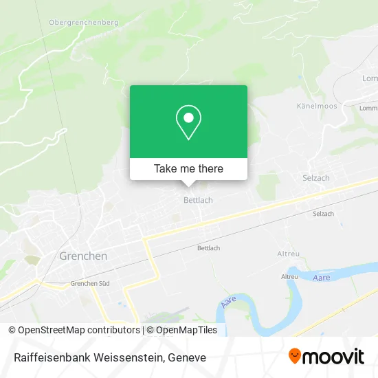 Raiffeisenbank Weissenstein map