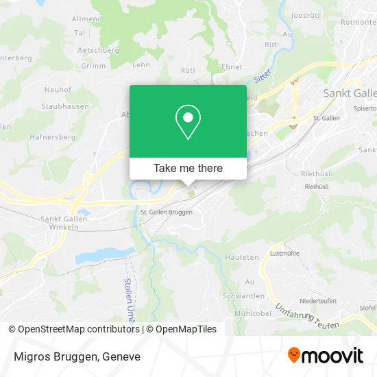 Migros Bruggen map