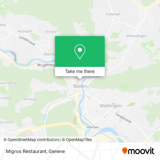 Migros Restaurant map