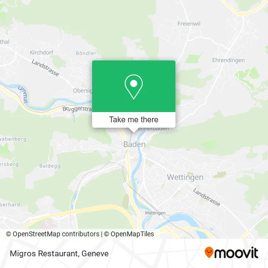 Migros Restaurant map