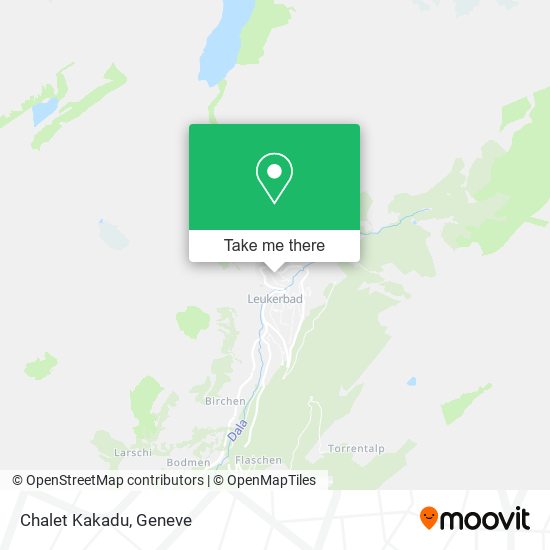 Chalet Kakadu map