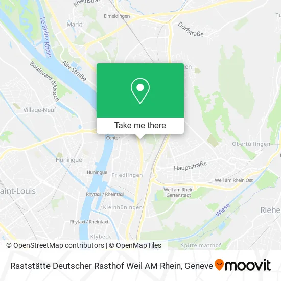 Raststätte Deutscher Rasthof Weil AM Rhein map