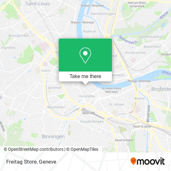 Freitag Store map