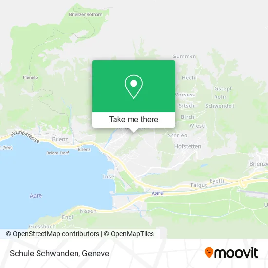 Schule Schwanden map