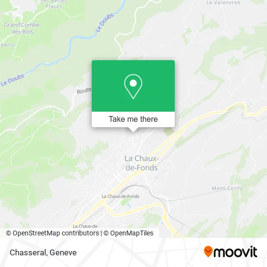 Chasseral map