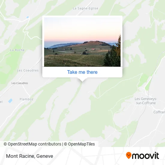 Mont Racine map