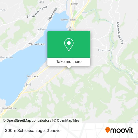 300m Schiessanlage map