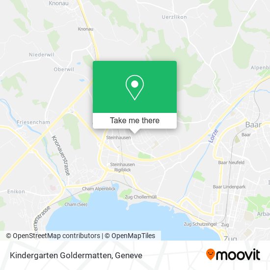 Kindergarten Goldermatten map