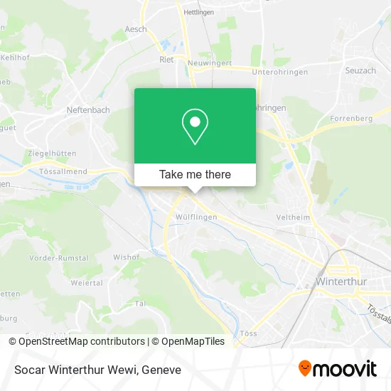 Socar Winterthur Wewi map