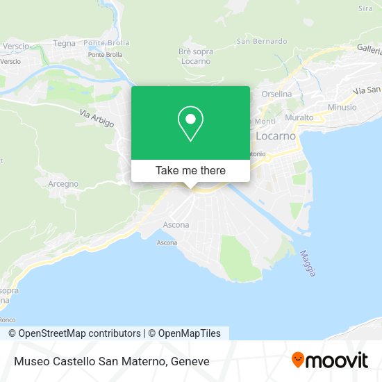Museo Castello San Materno map