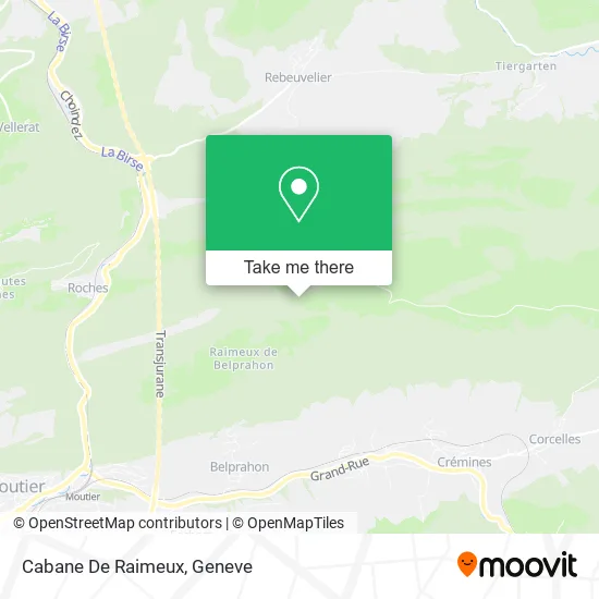 Cabane De Raimeux map