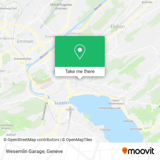 Wesemlin Garage map