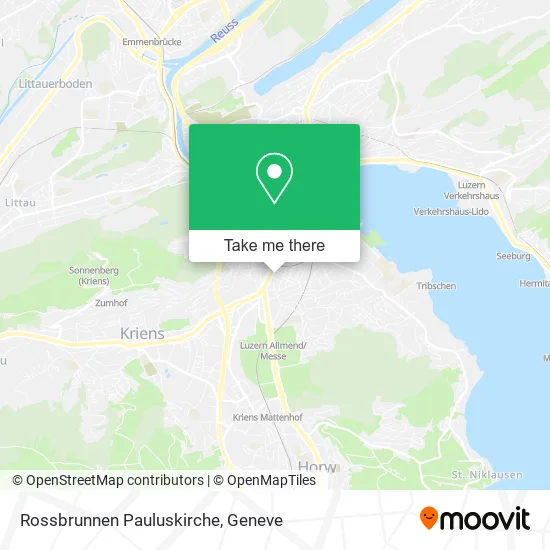 Rossbrunnen Pauluskirche map