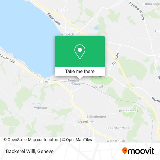 Bäckerei Willi map