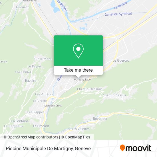 Piscine Municipale De Martigny map
