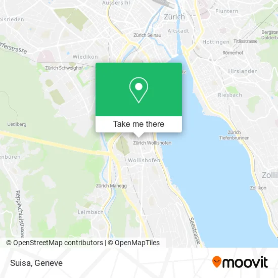 Suisa map