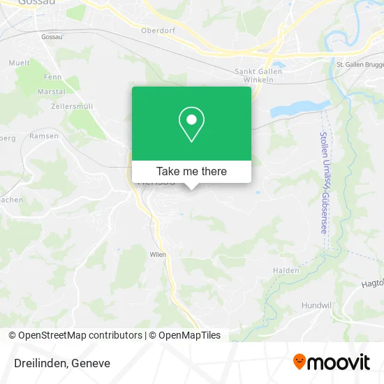 Dreilinden map