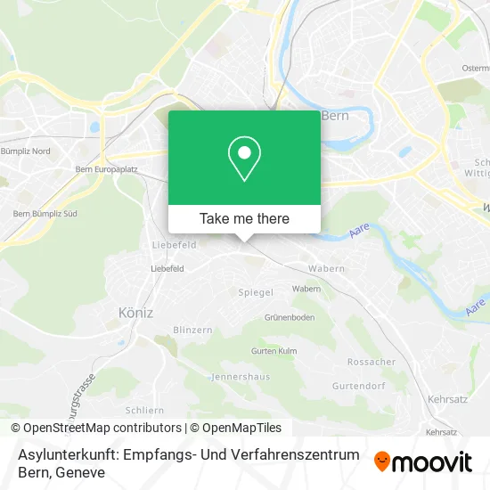 Asylunterkunft: Empfangs- Und Verfahrenszentrum Bern map