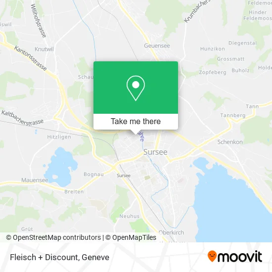 Fleisch + Discount map