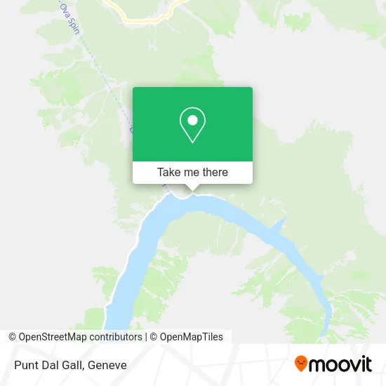 Punt Dal Gall map