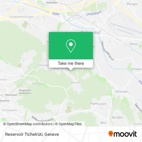 Reservoir Tichelrüti map