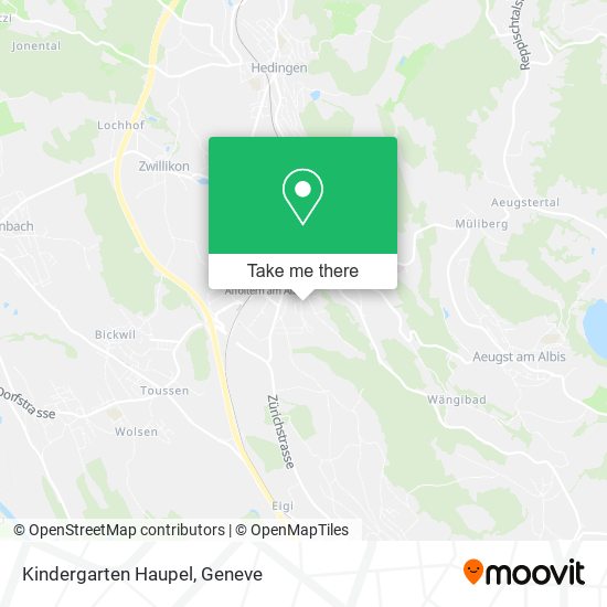 Kindergarten Haupel map