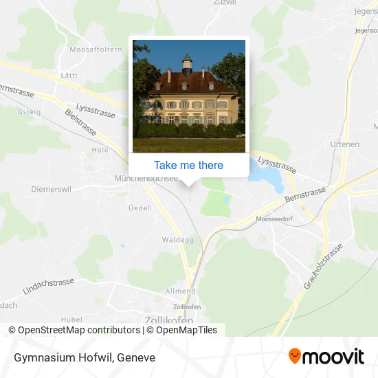 Gymnasium Hofwil map